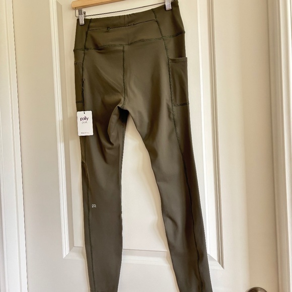 Polly Park FlexFit Lifting Workout Packet Legging Green Size M NWT - Picture 7 of 13